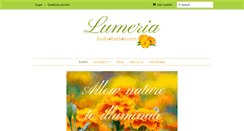 Desktop Screenshot of lumeriabodycare.com